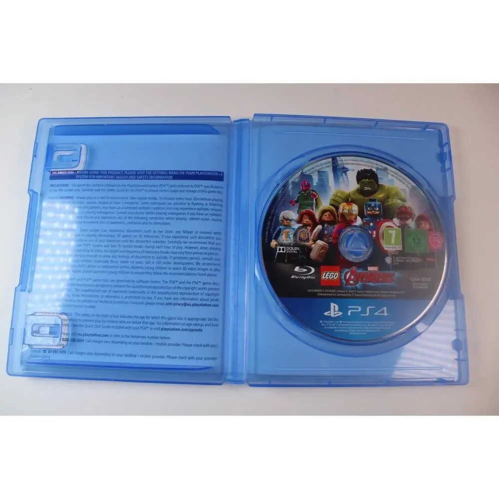 LEGO Marvel's Avengers PS4 (Sony PlayStation 4, 2016) Authentic, tested/works